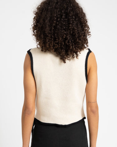 TILTIL Sab Knit Vest White Swan - Things I Like Things I Love