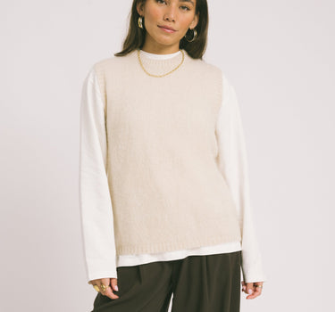 TILTIL Sabine Spencer Knit Beige One Size - Things I Like Things I Love