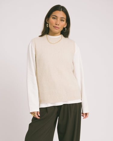 TILTIL Sabine Spencer Knit Beige One Size - Things I Like Things I Love