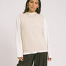 TILTIL Sabine Spencer Knit Beige One Size - Things I Like Things I Love