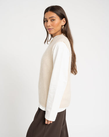 TILTIL Sabine Spencer Knit Beige One Size - Things I Like Things I Love