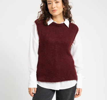TILTIL Sabine Spencer Knit Bordeaux One Size - Things I Like Things I Love