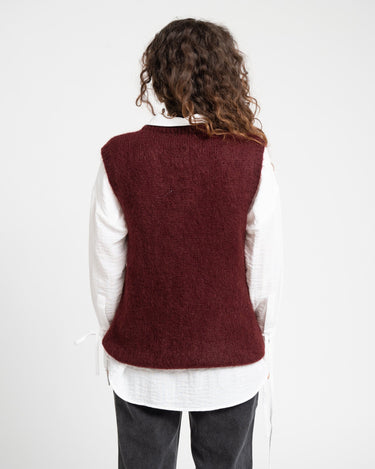 TILTIL Sabine Spencer Knit Bordeaux One Size - Things I Like Things I Love