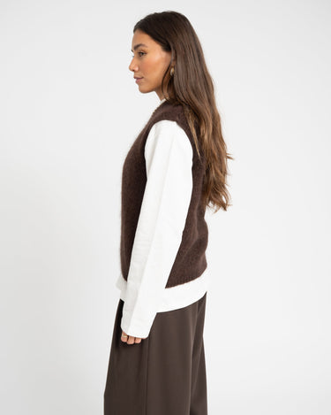TILTIL Sabine Spencer Knit Brown One Size - Things I Like Things I Love