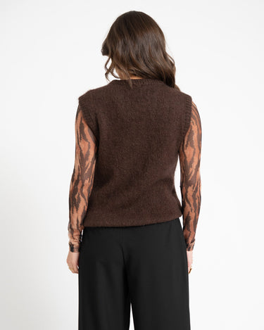 TILTIL Sabine Spencer Knit Brown One Size - Things I Like Things I Love