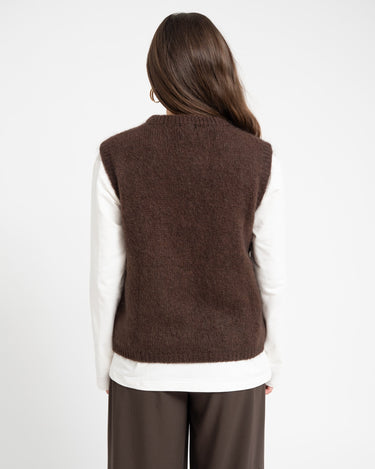 TILTIL Sabine Spencer Knit Brown One Size - Things I Like Things I Love