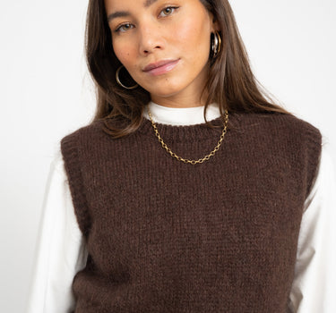 TILTIL Sabine Spencer Knit Brown One Size - Things I Like Things I Love