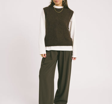 TILTIL Sabine Spencer Knit Brown One Size - Things I Like Things I Love