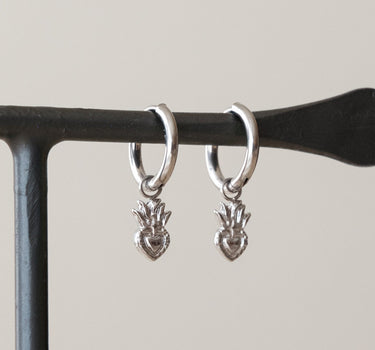 TILTIL Sacred Heart Earrings Zilver - Things I Like Things I Love
