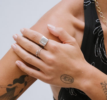 TILTIL Sally Snakey Ring Silver - Things I Like Things I Love