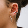 TILTIL Sally Snaky Single Earcuff Silver - Things I Like Things I Love