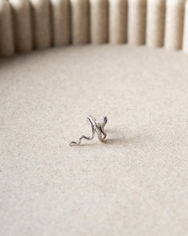 TILTIL Sally Snaky Single Earcuff Silver - Things I Like Things I Love