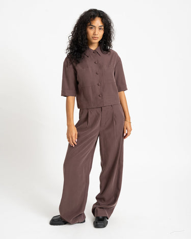 TILTIL Sanne Pantalon Rayon Bruin - Things I Like Things I Love