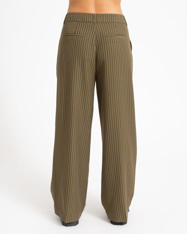 TILTIL Sanne Pinstripe Pantalon Groen - Things I Like Things I Love