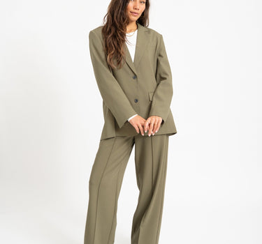 TILTIL Sanne Pintuck Pantalon Donkergroen - Things I Like Things I Love