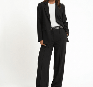 TILTIL Sanne Pintuck Pantalon Zwart - Things I Like Things I Love