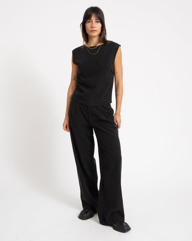 TILTIL Sanne Rayon Pantalon Black - Things I Like Things I Love