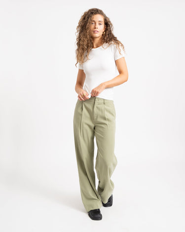 TILTIL Sanne Rayon Pantalon Sage - Things I Like Things I Love