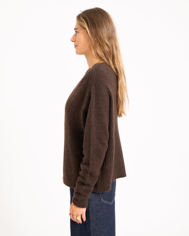 TILTIL Sapha V - neck Knit Brown One Size - Things I Like Things I Love