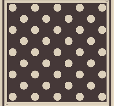 TILTIL Satin Scarf Dots Brown - Things I Like Things I Love