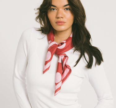 TILTIL Satin Scarf Dots Pink - Things I Like Things I Love