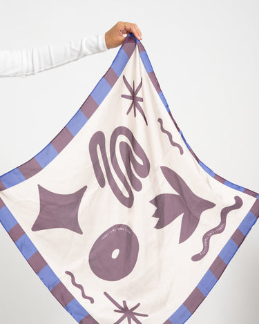 TILTIL Satin Scarf Mosa Bordeaux - Things I Like Things I Love