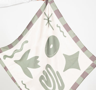 TILTIL Satin Scarf Mosa Groen - Things I Like Things I Love