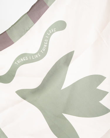 TILTIL Satin Scarf Mosa Groen - Things I Like Things I Love