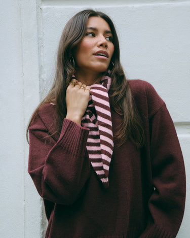 TILTIL Scarf Triangle Loulou Roze - Things I Like Things I Love