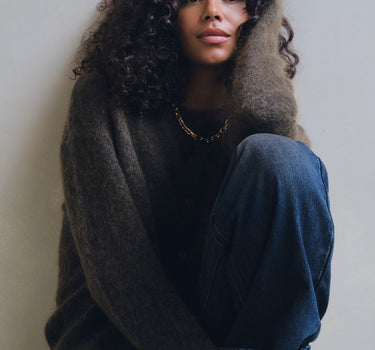 TILTIL Senna Mohair Cardigan Groen - Things I Like Things I Love