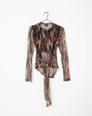 TILTIL Sera Tiger Longsleeve Brown - Things I Like Things I Love