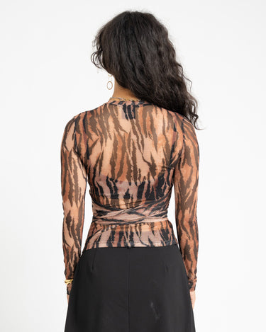 TILTIL Sera Tiger Longsleeve Brown - Things I Like Things I Love