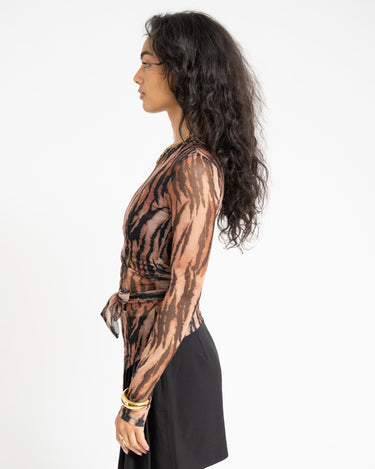 TILTIL Sera Tiger Longsleeve Brown - Things I Like Things I Love