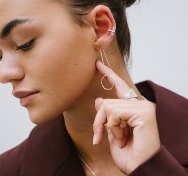 TILTIL Set of 2 Charlie Chain Earrings Silver - Things I Like Things I Love