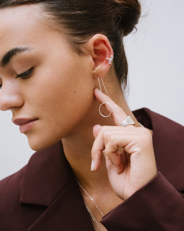 TILTIL Set of 2 Charlie Chain Earrings Silver - Things I Like Things I Love