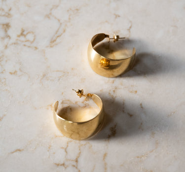 TILTIL Set of 2 Cleo Bold Earrings Gold - Things I Like Things I Love