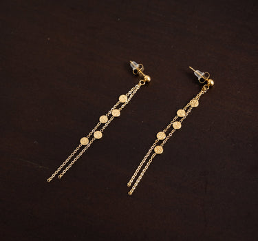 TILTIL Set of 2 Earring Chain Dot Gold - Things I Like Things I Love