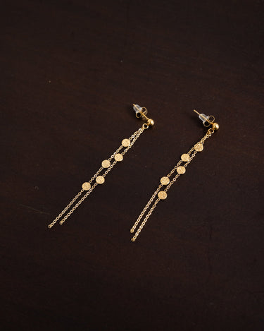 TILTIL Set of 2 Earring Chain Dot Gold - Things I Like Things I Love