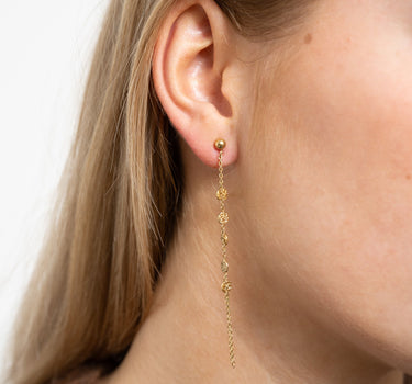 TILTIL Set of 2 Earring Chain Dot Gold - Things I Like Things I Love