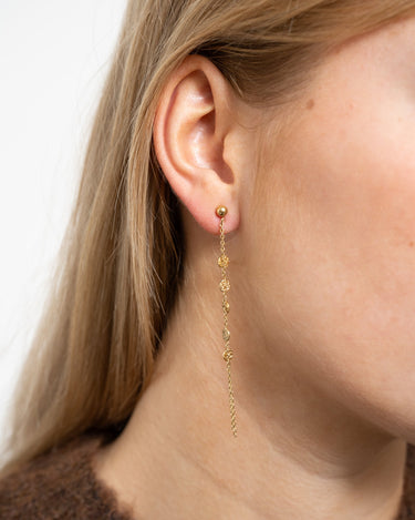 TILTIL Set of 2 Earring Chain Dot Gold - Things I Like Things I Love