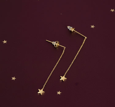 TILTIL Set of 2 Earring Falling Star Gold - Things I Like Things I Love