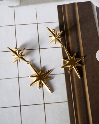 TILTIL Set of 2 Earring Stargazing Gold - Things I Like Things I Love
