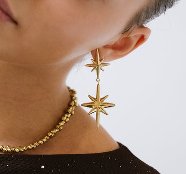 TILTIL Set of 2 Earring Stargazing Gold - Things I Like Things I Love