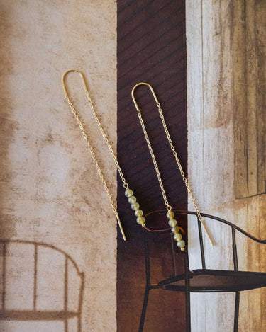 TILTIL Set of 2 Earrings Bungle Resin Green - Things I Like Things I Love