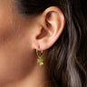 TILTIL set of 2 Earrings Stella Stones Moss Green Gold - Things I Like Things I Love