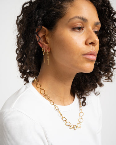 TILTIL Set Of 2 Earrings Zircon Butter Yellow Gold - Things I Like Things I Love