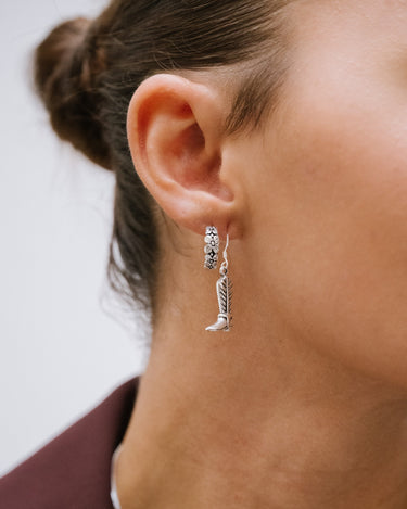 TILTIL Set of 2 Frida Flower Hoop Silver - Things I Like Things I Love