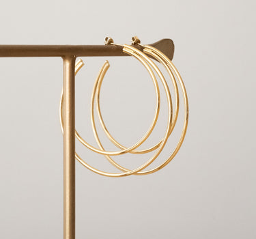 TILTIL Set Of 2 Gemini Hoop Earrings Gold - Things I Like Things I Love