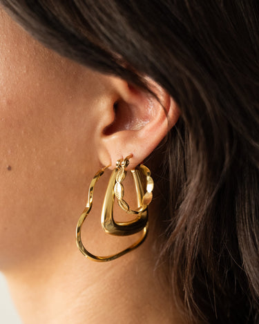 TILTIL Set of 2 Hoop Annick Gold - Things I Like Things I Love