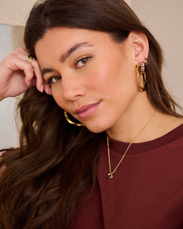 TILTIL Set of 2 Hoop Artsy Dark Brown - Things I Like Things I Love